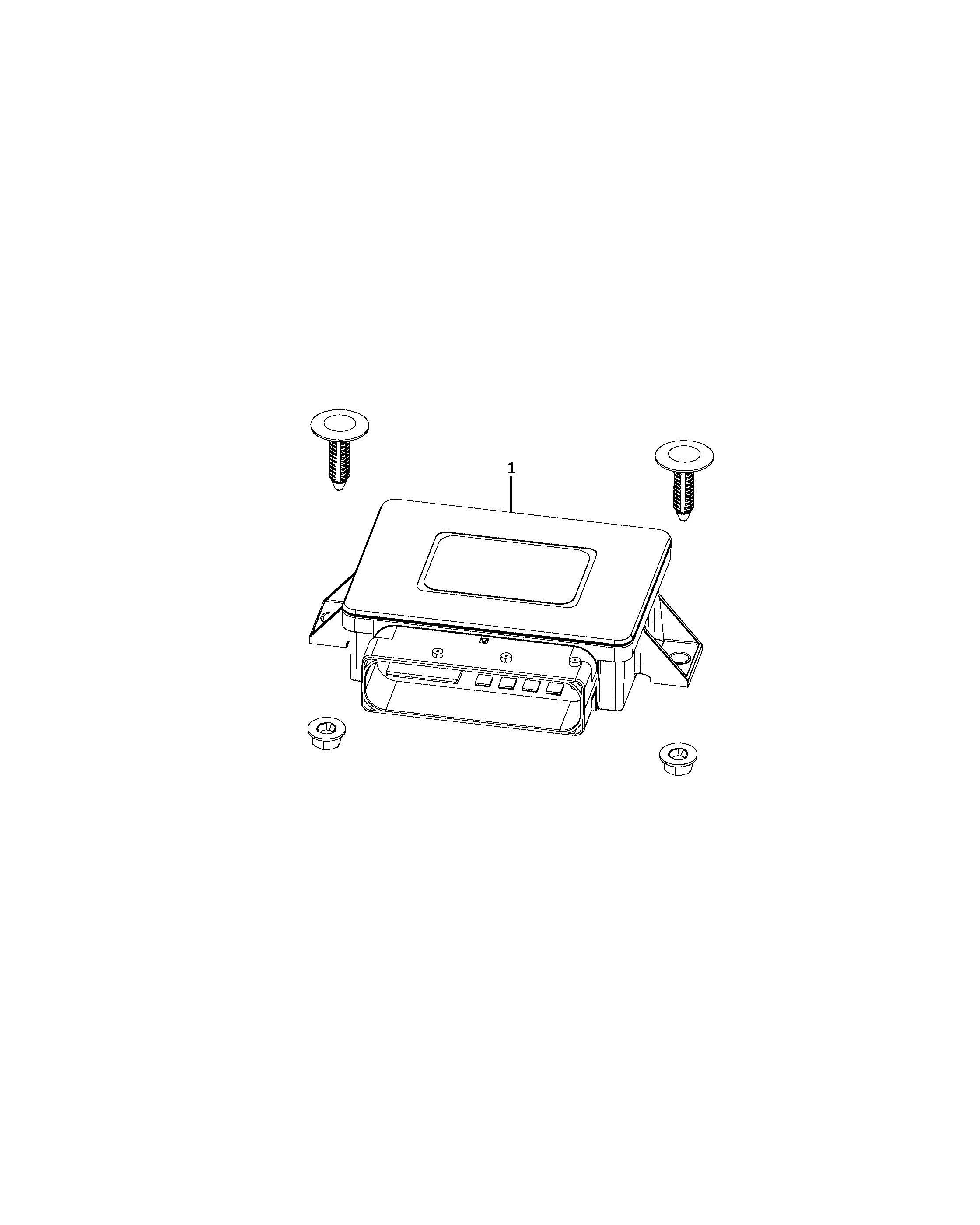 Electric parking brake system diagram