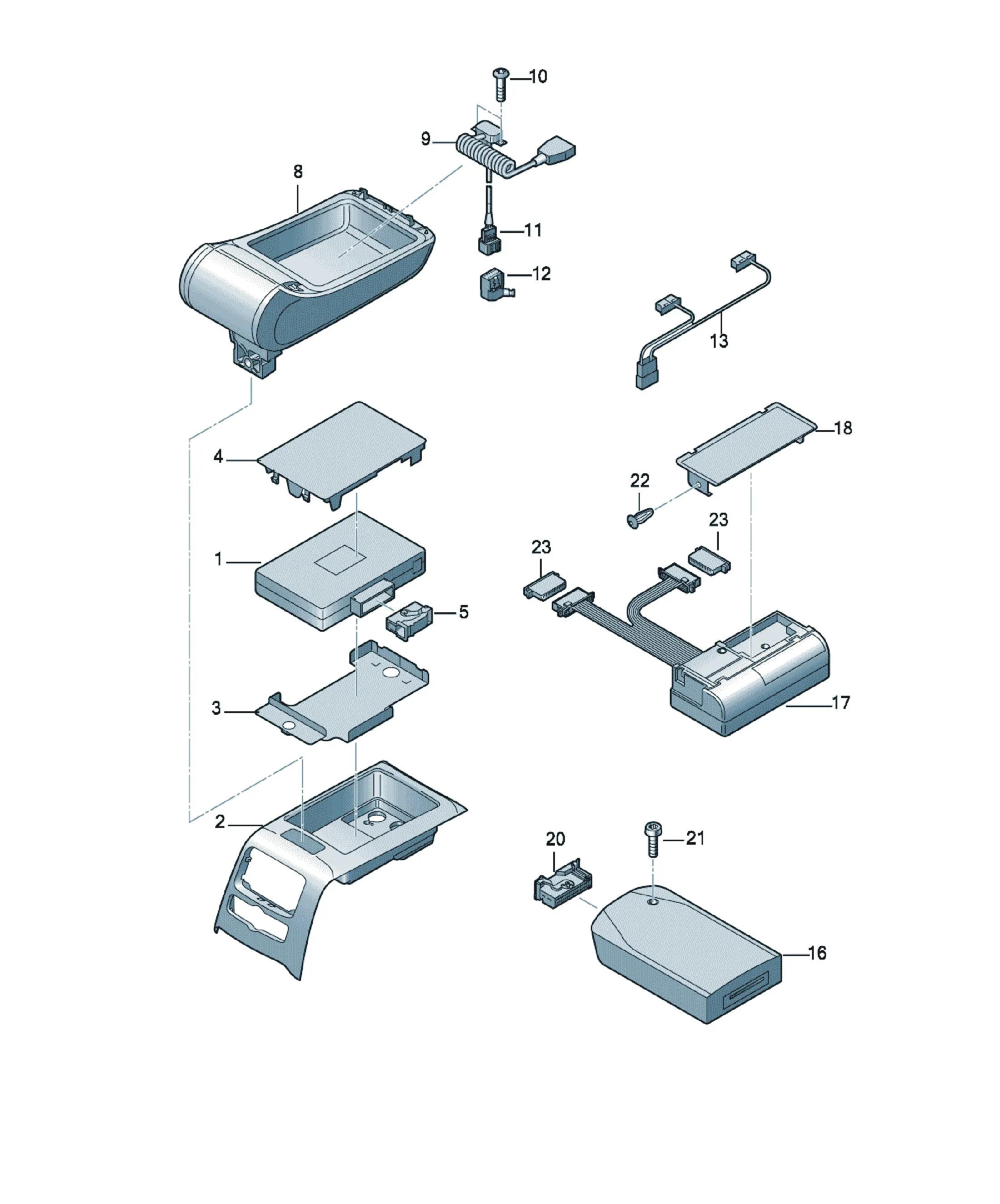 Mobile phone preparation kit diagram