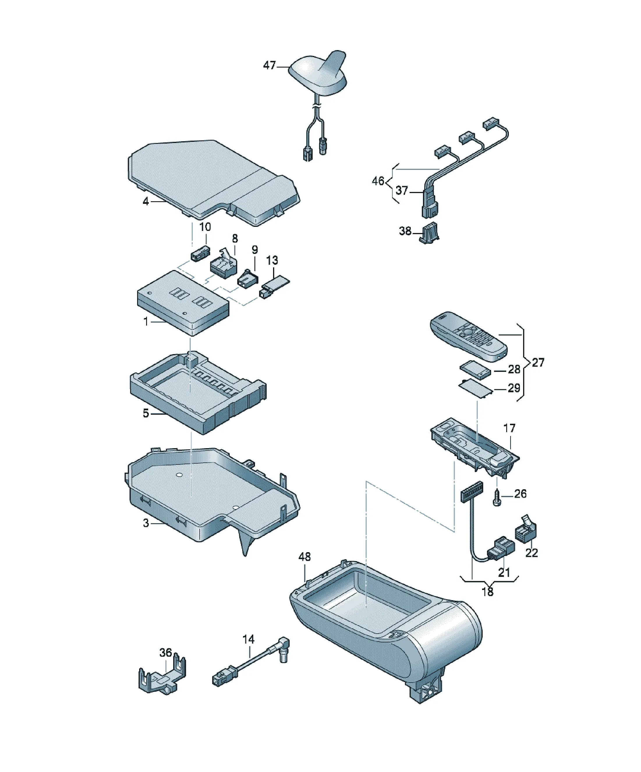 Mobile phone preparation kit diagram