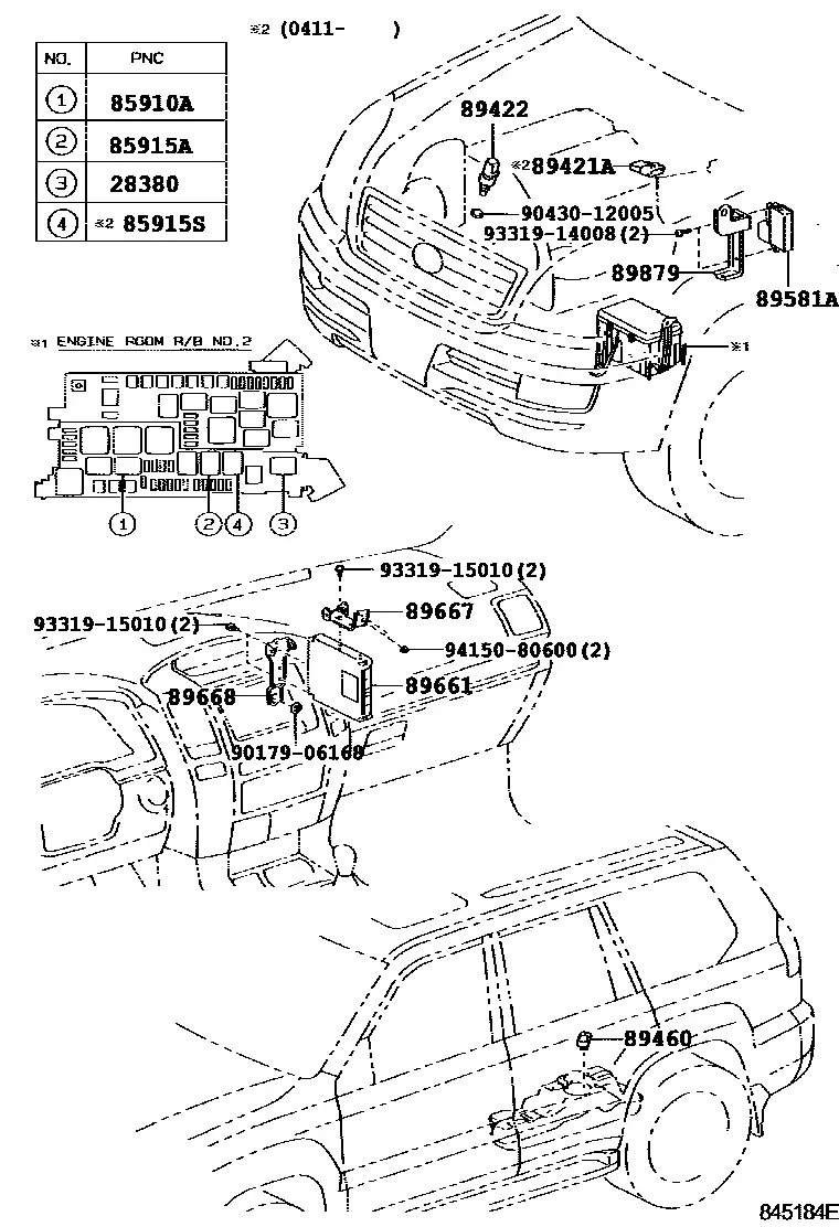 Electronic fuel injection system diagram
