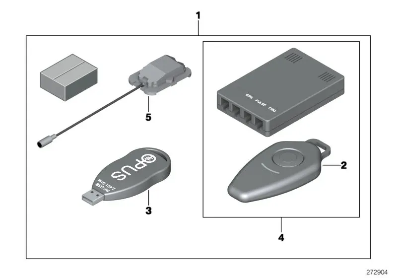 Electronic tachograph diagram
