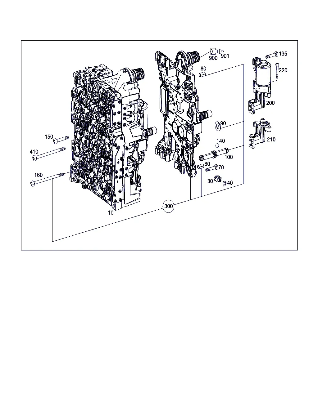Электрогидравлический блок АКПП diagram