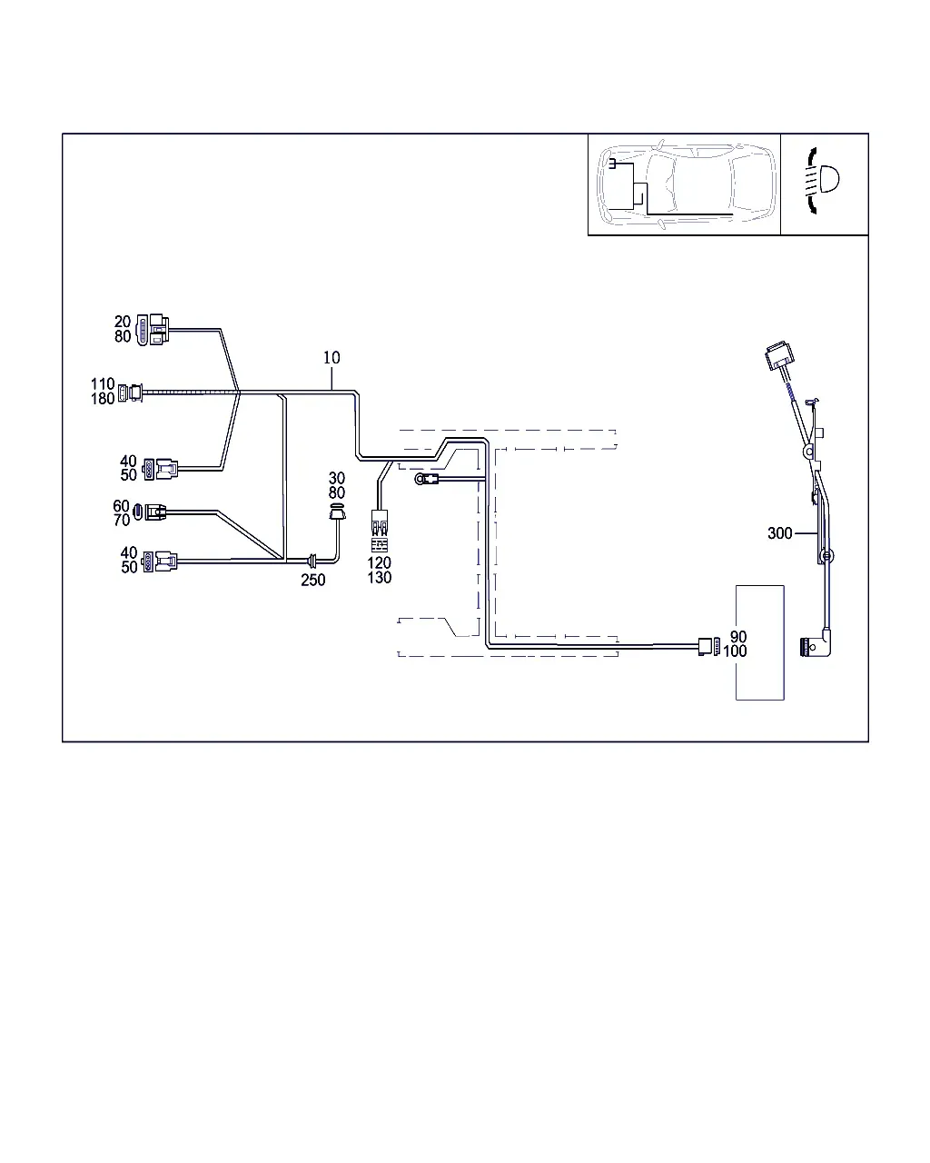 Electric Headlight Leveling diagram