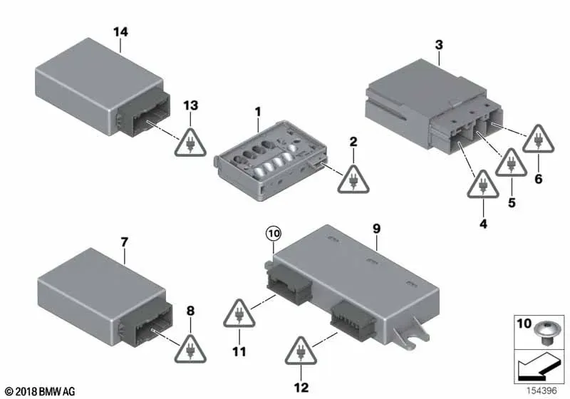 Electronic Control Units and Modules diagram