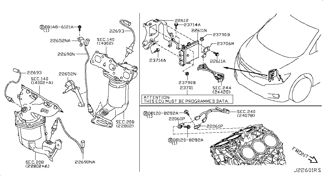 Engine Control Module diagram