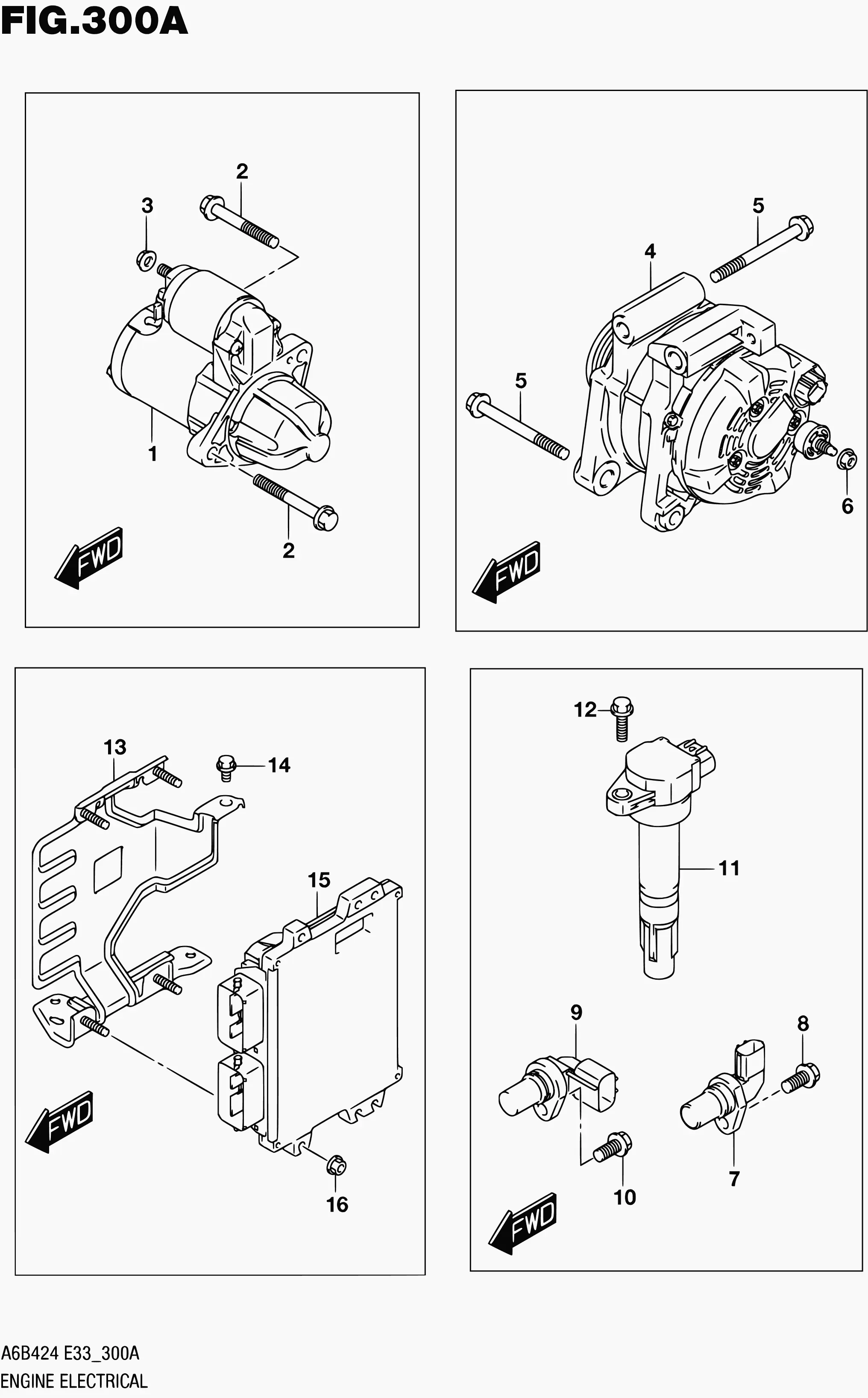 Engine Electrical Equipment diagram