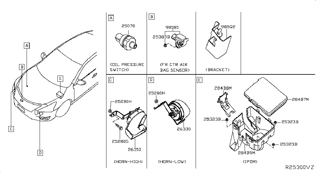 Engine Compartment Electronics diagram