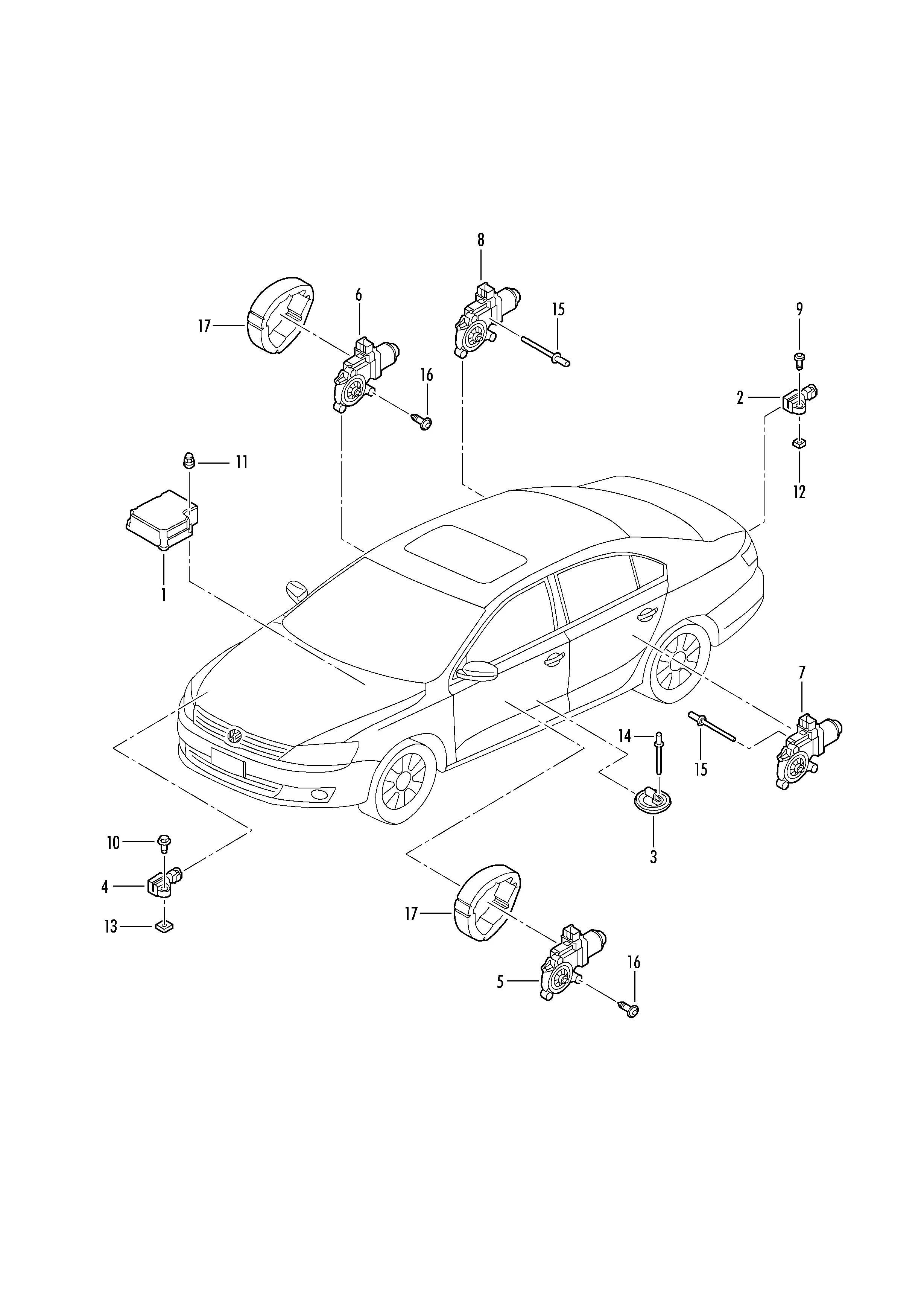 Airbag Electronics diagram