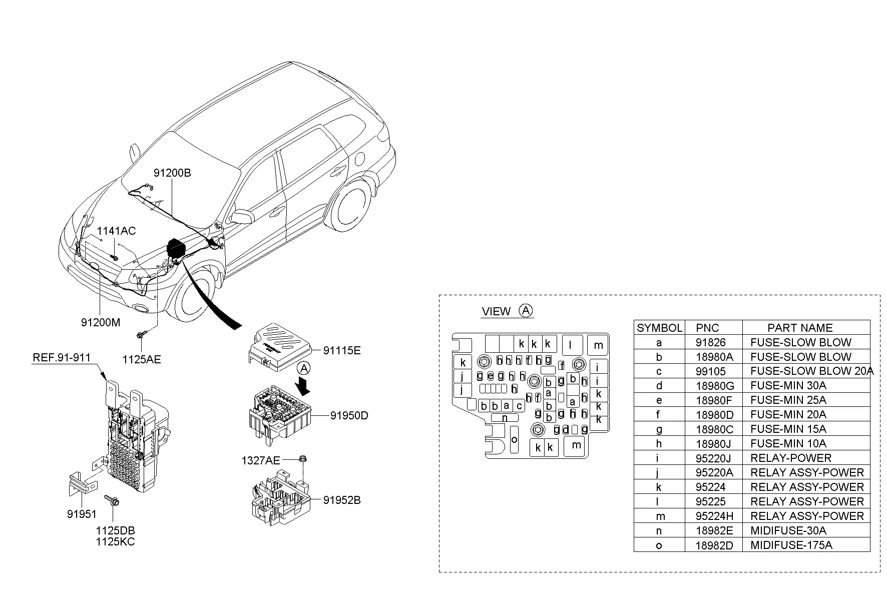 Электропроводка двигателя diagram