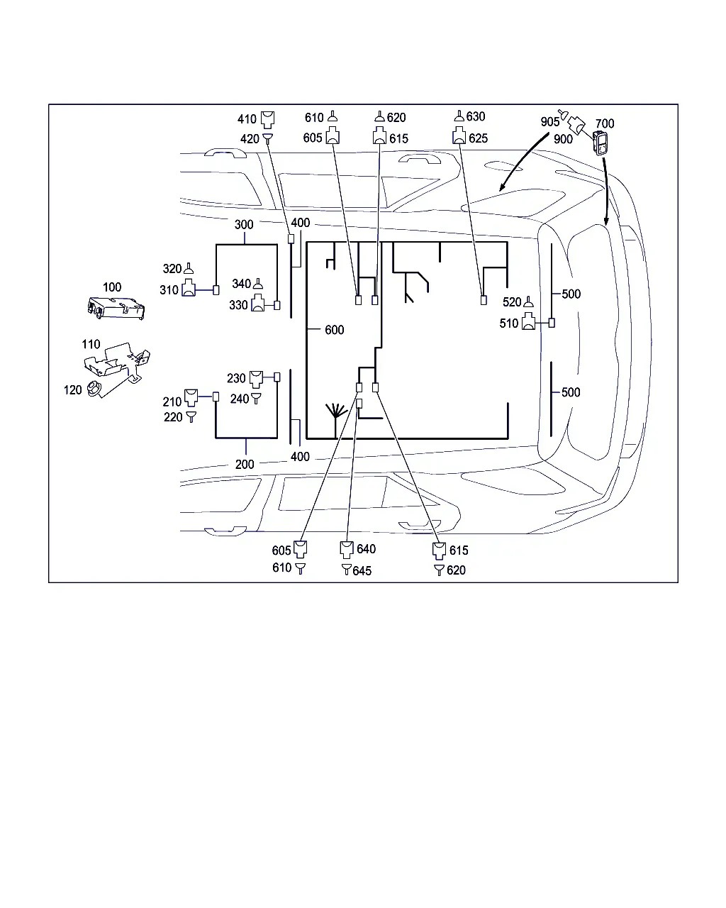 Rear Seat Wiring and Heating diagram