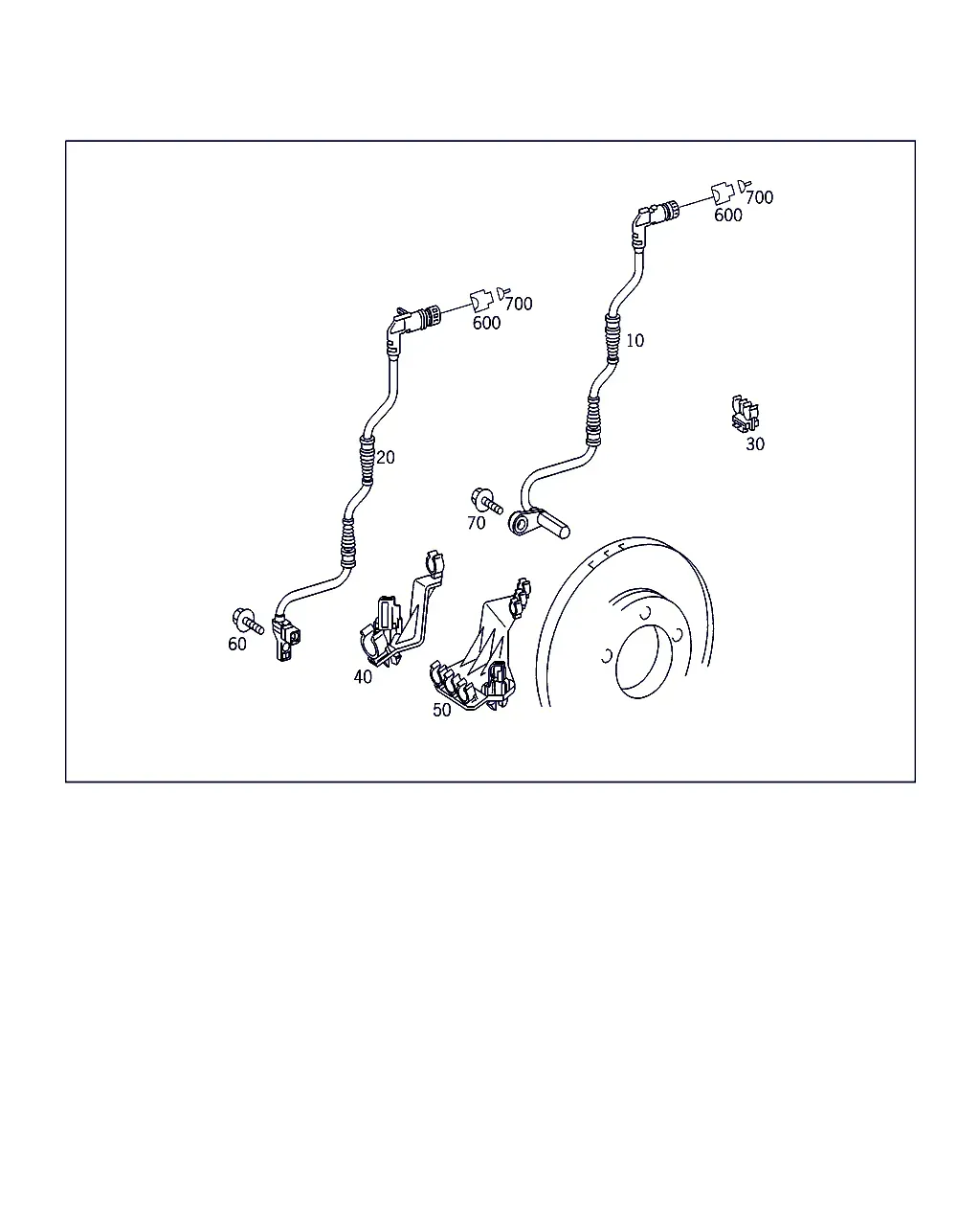 Front Axle Wiring Harness diagram