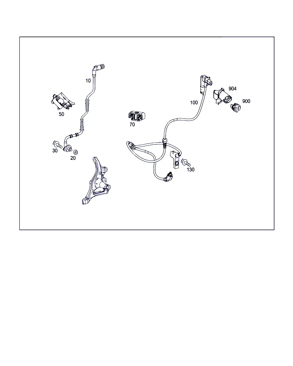Front Axle Wiring Harness diagram