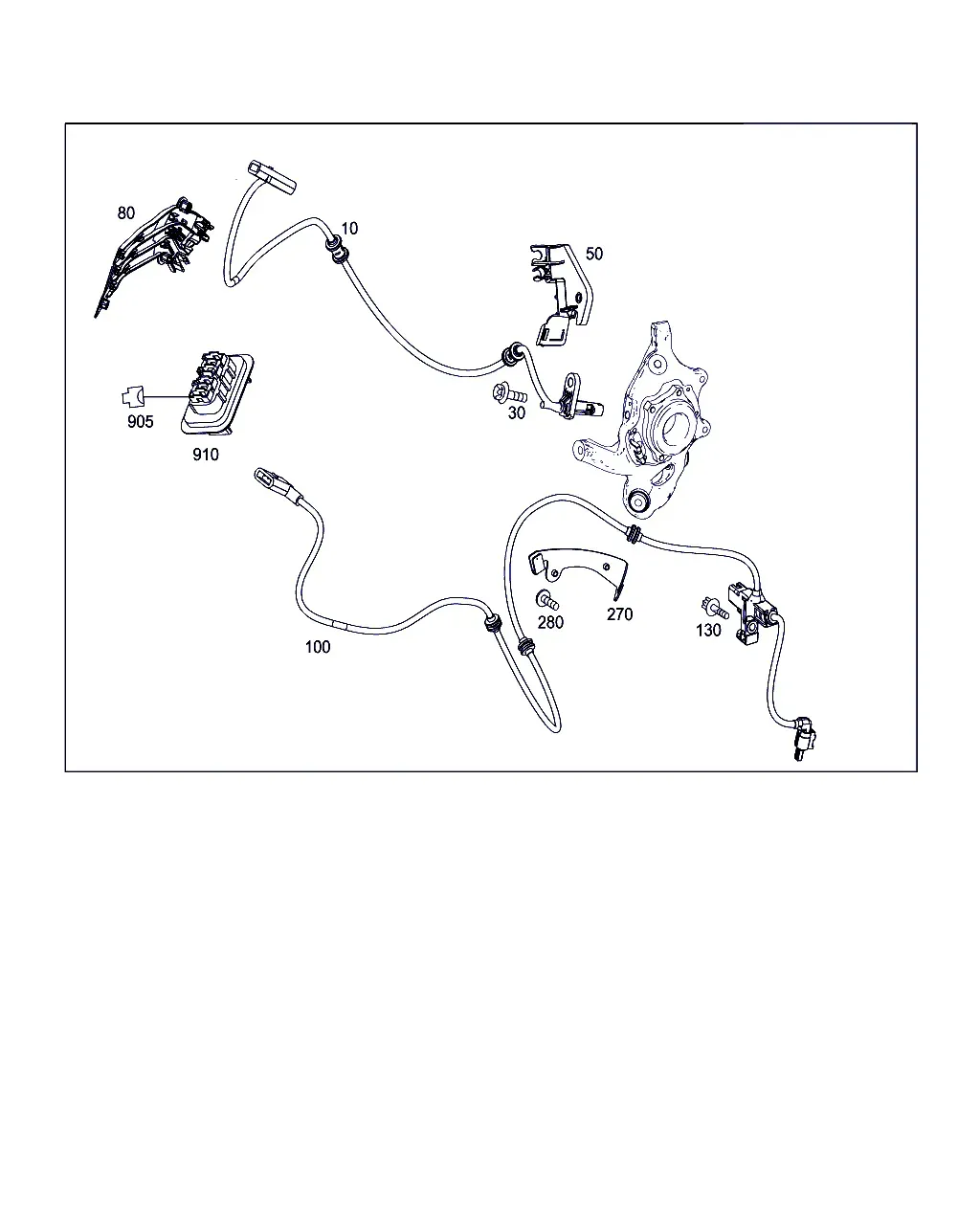 Rear Axle Wiring Harness diagram