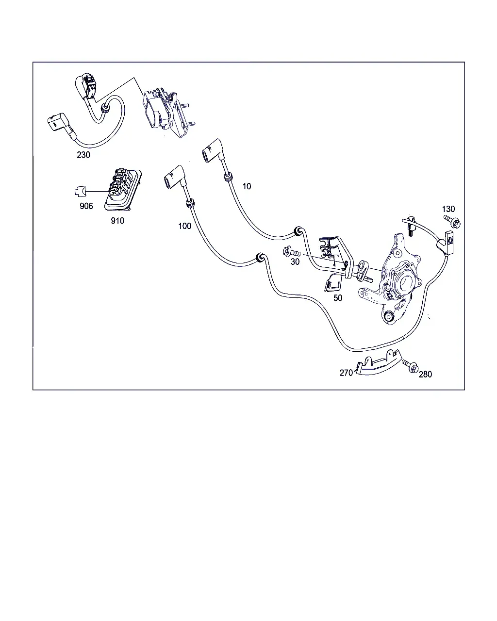 Rear Axle Wiring Harness diagram