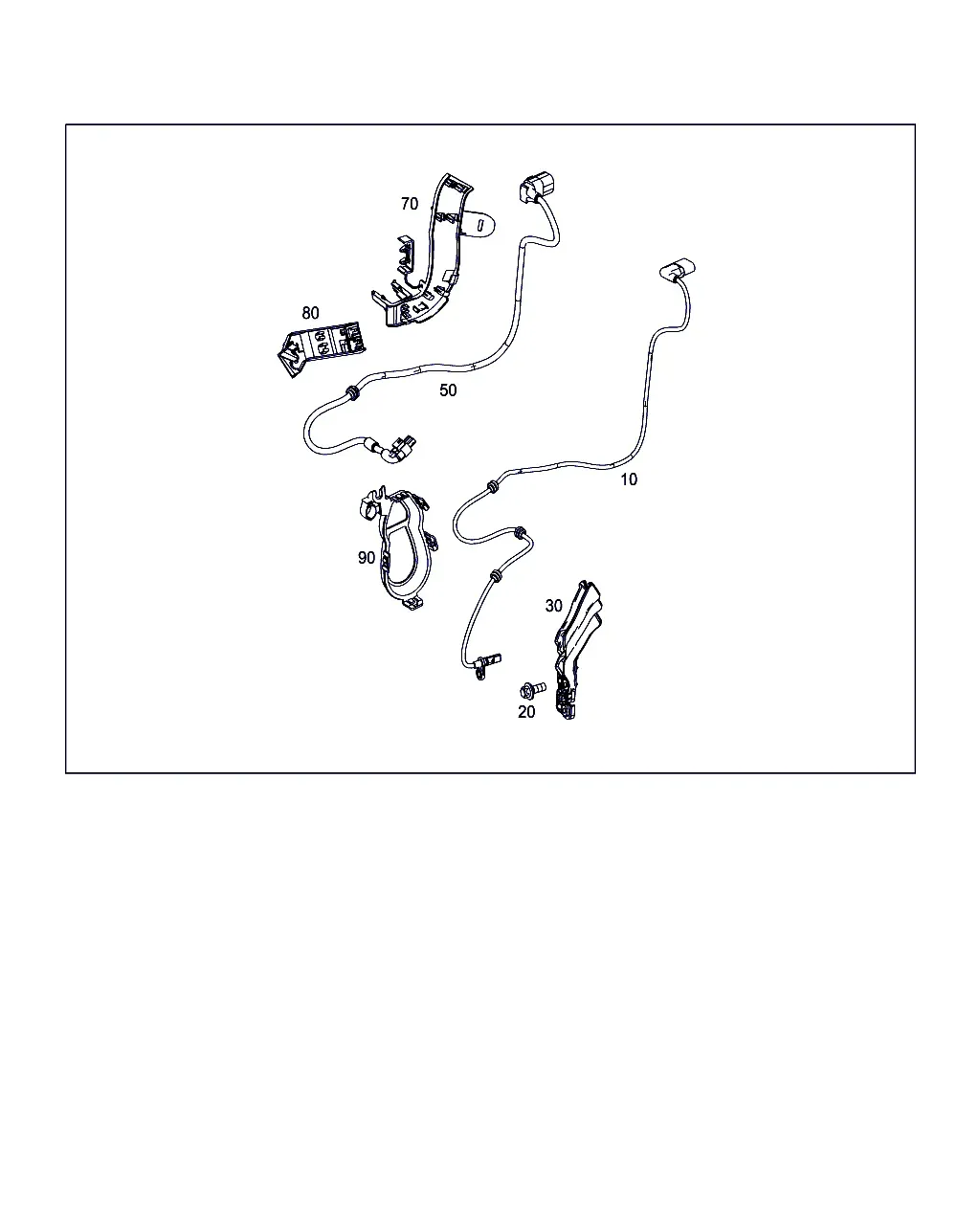 Rear Axle Wiring Harness diagram