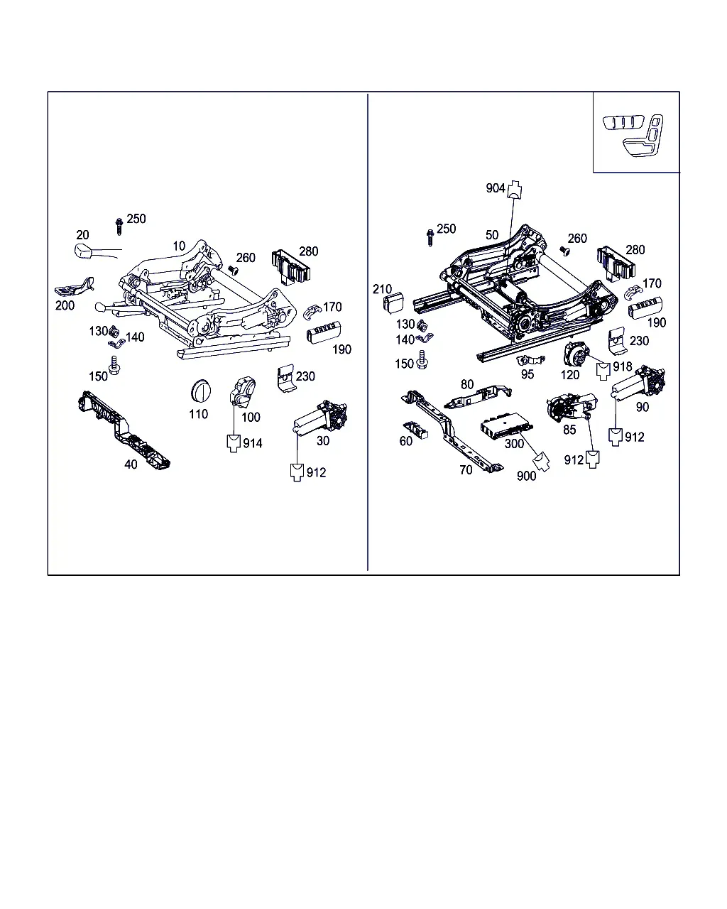 Power Seat Adjustment diagram