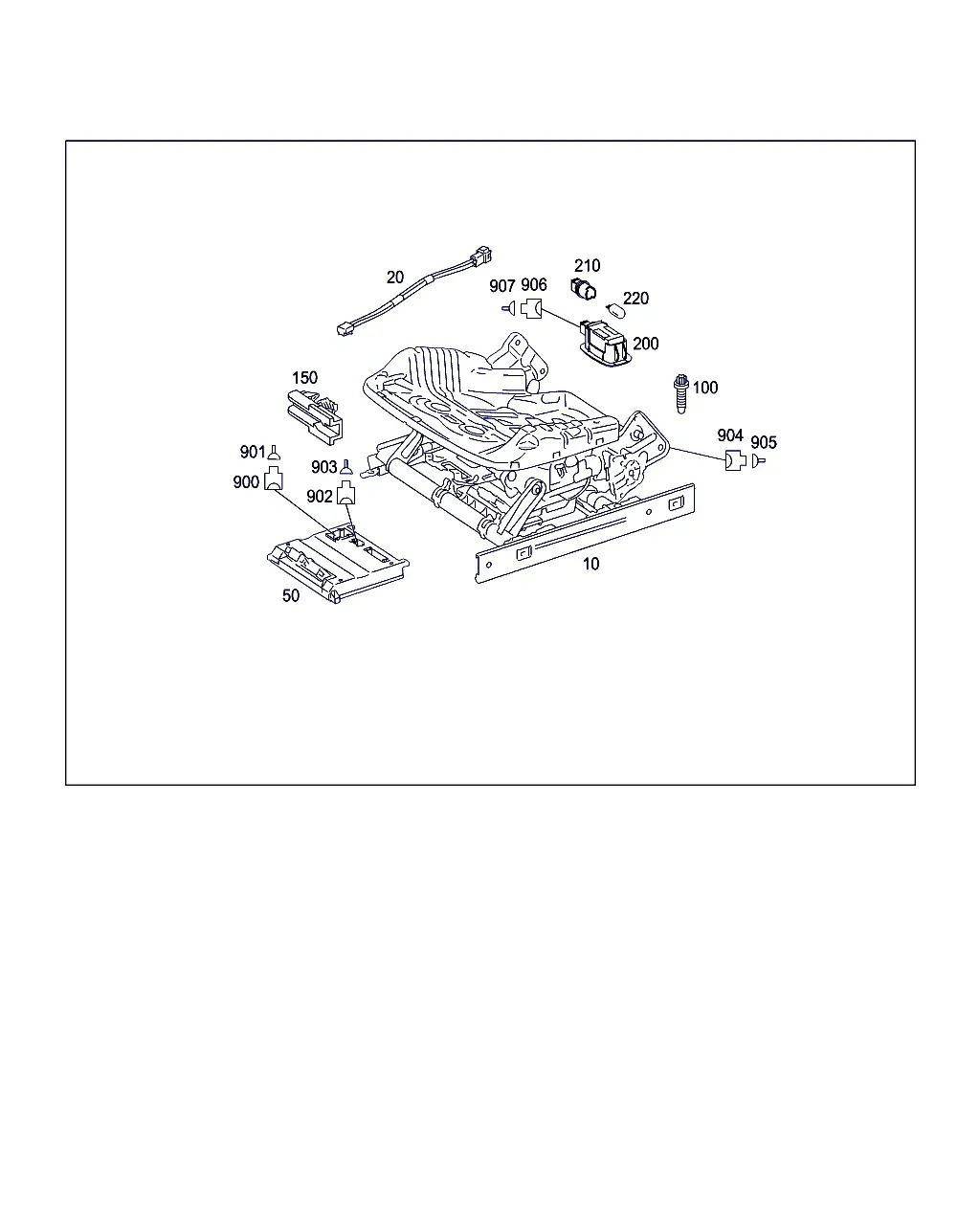 Power Seat Adjustment diagram