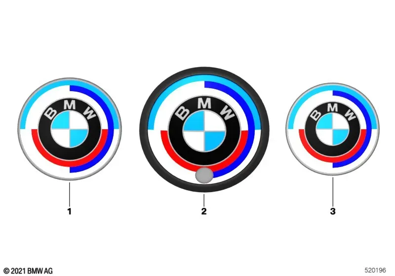 Схема «Эмблема BMW 50 лет M»