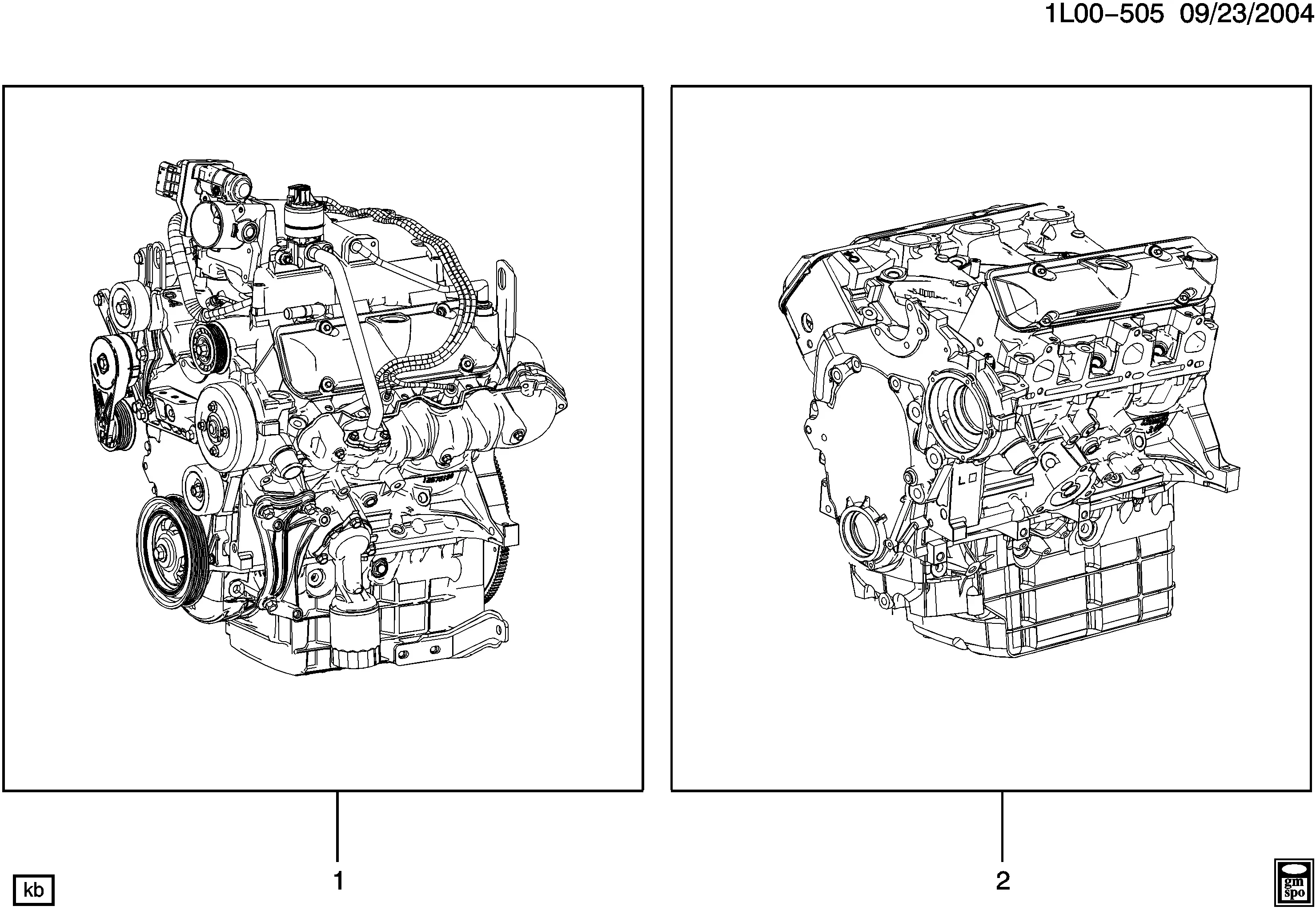 Engine assembly diagram