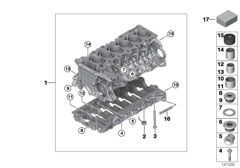 Cylinder block diagram