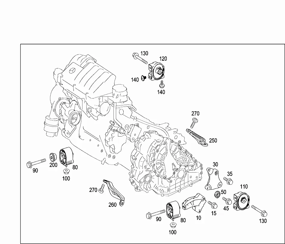 Engine mount diagram