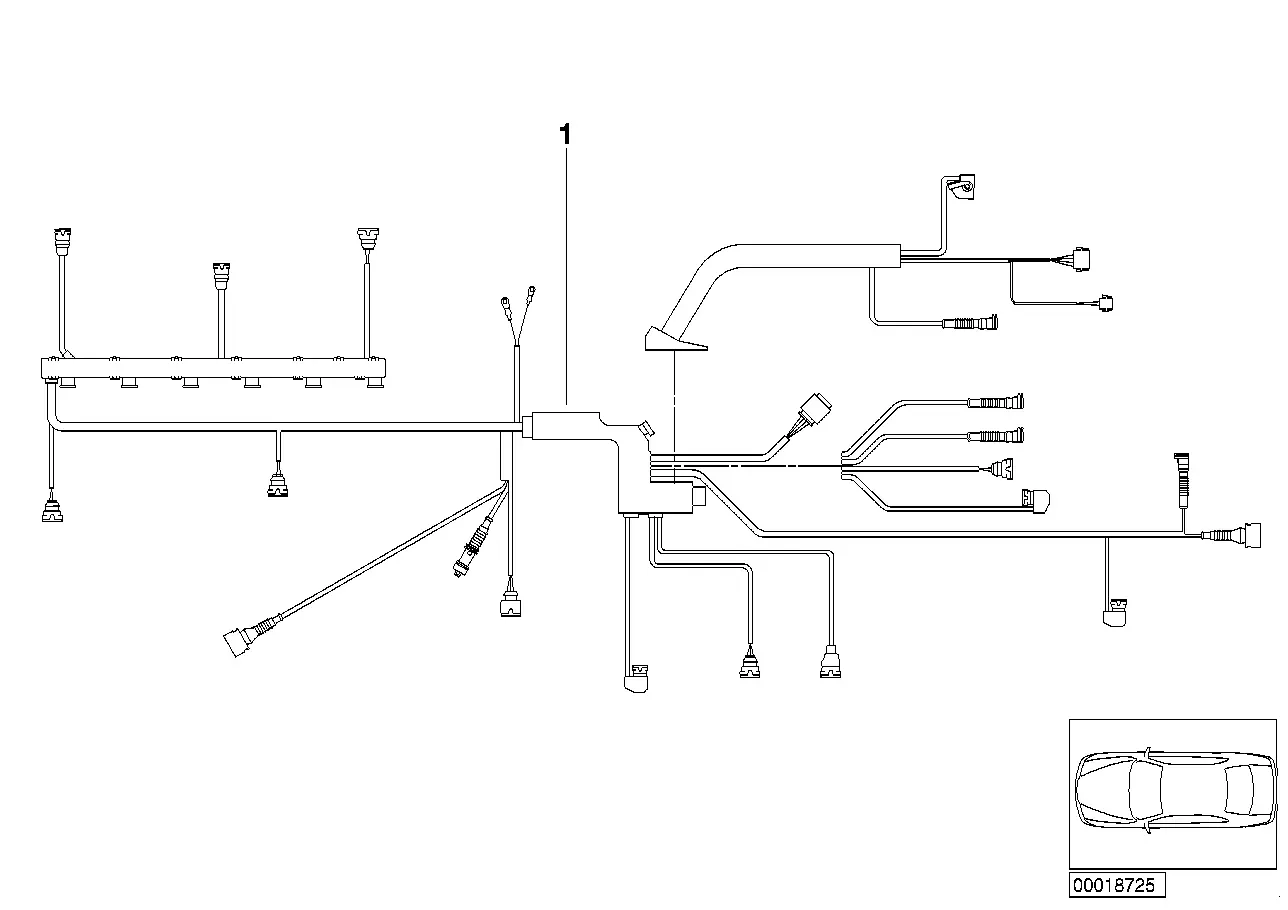 Engine wiring harness diagram
