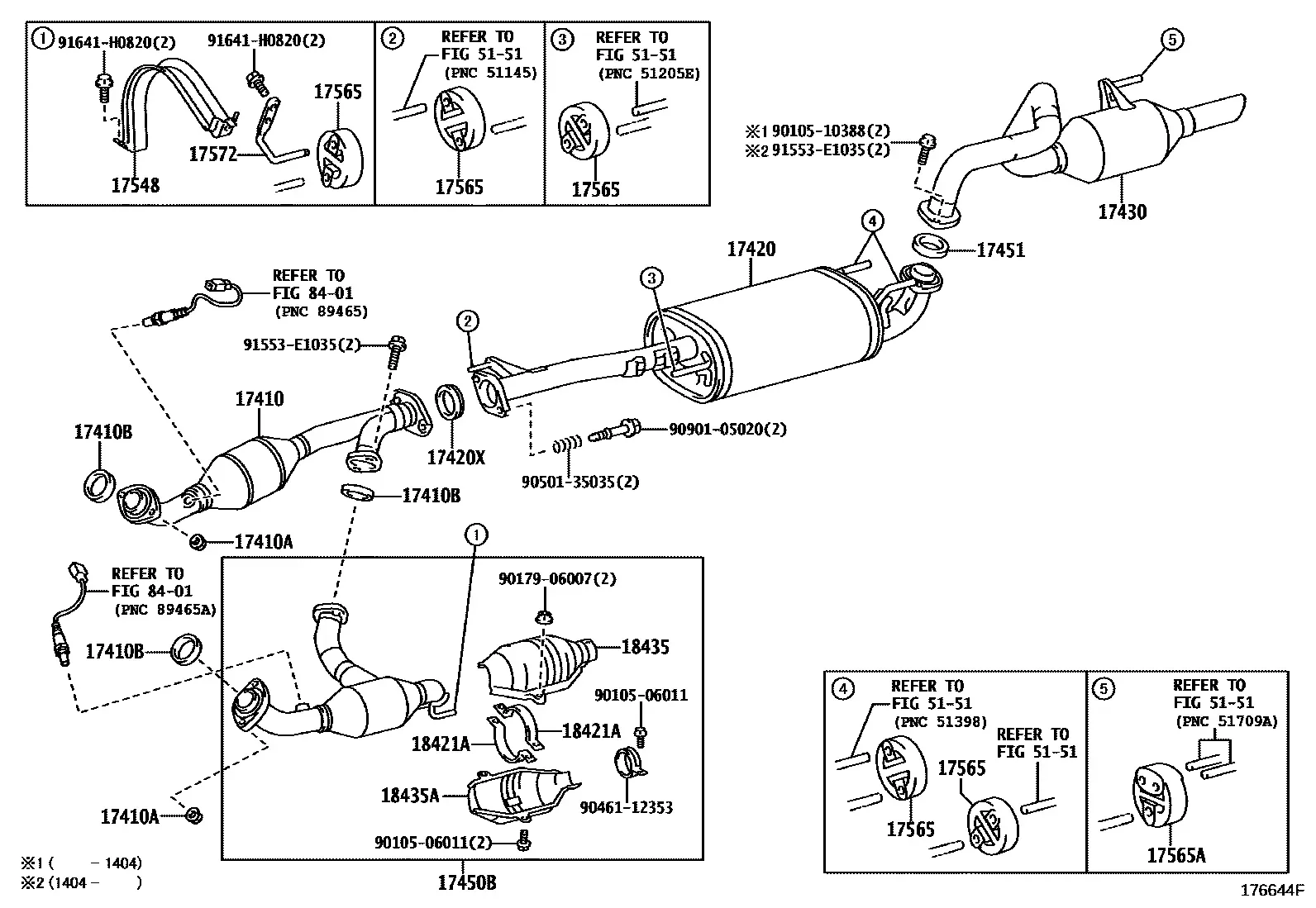 Exhaust system diagram