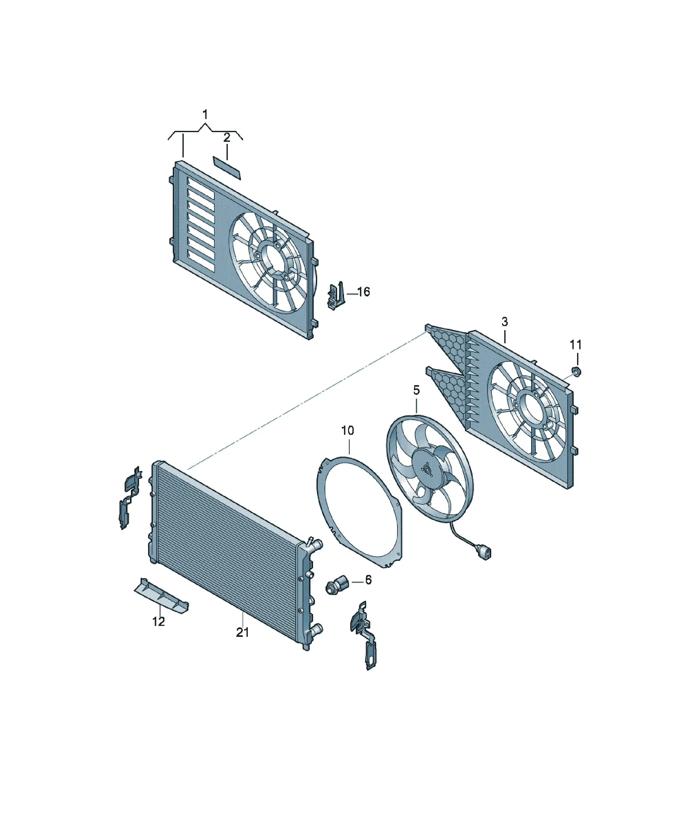 Fan diffuser diagram