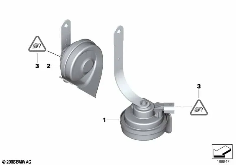 Fanfare Horn diagram