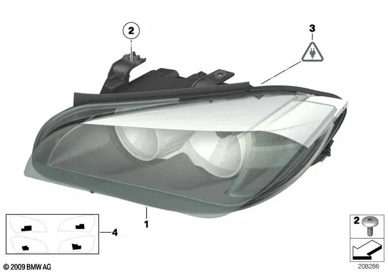 Headlights diagram