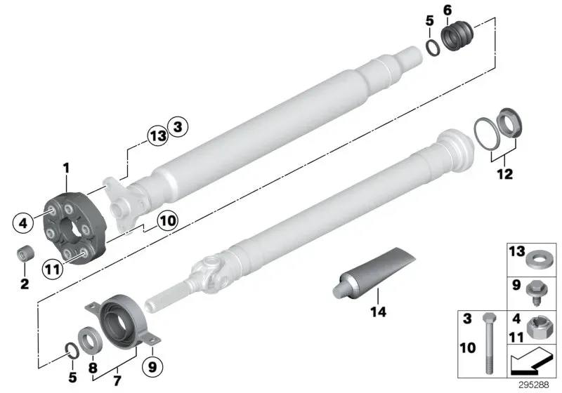 Propeller shaft diagram