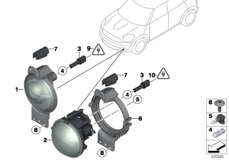 Fog lamp diagram