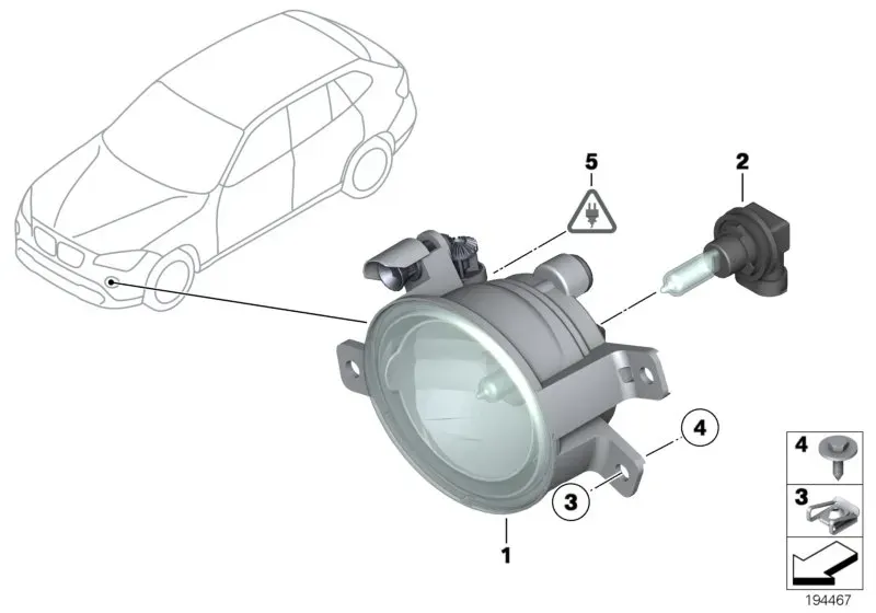 Fog lamp diagram