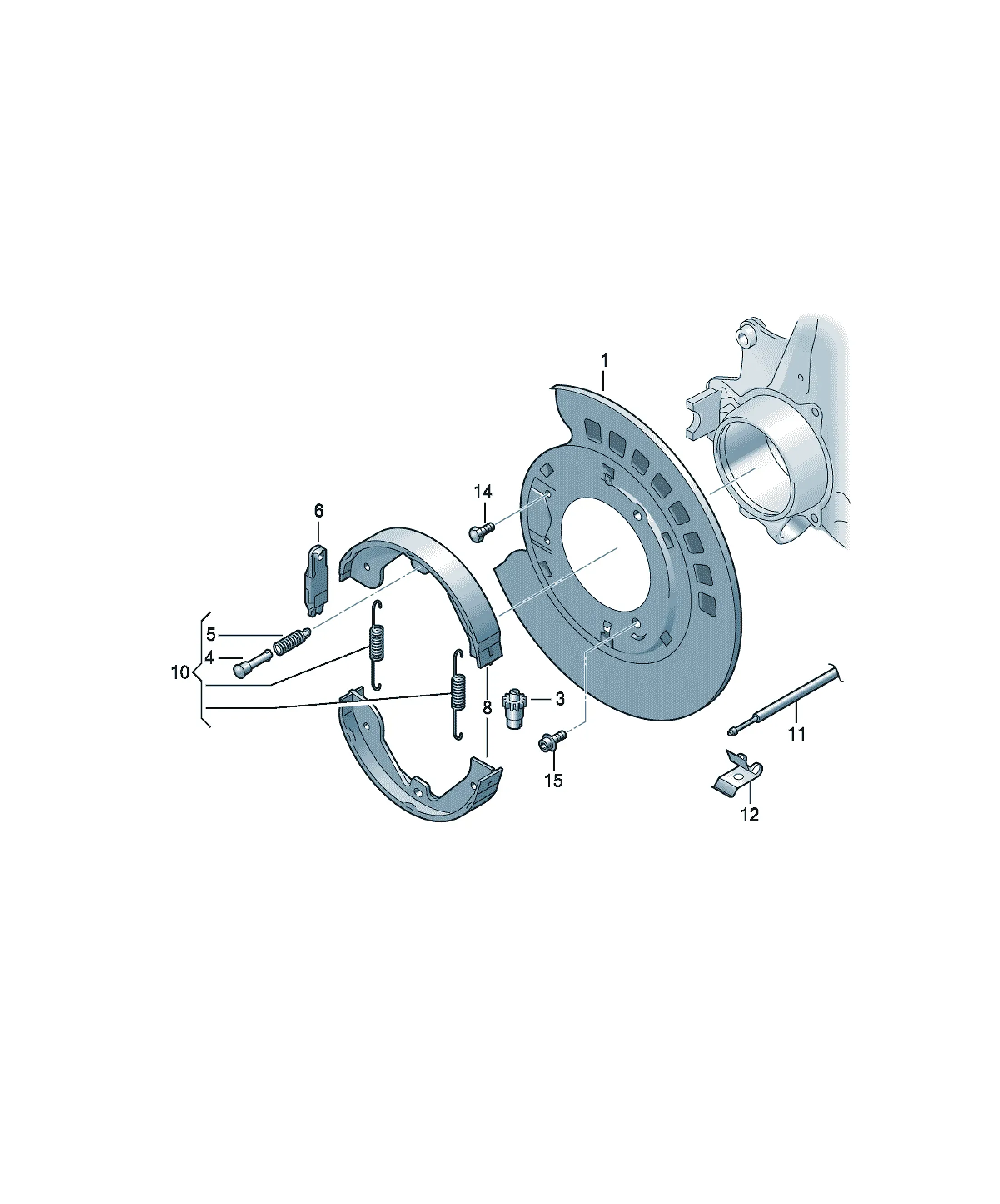Parking brake diagram