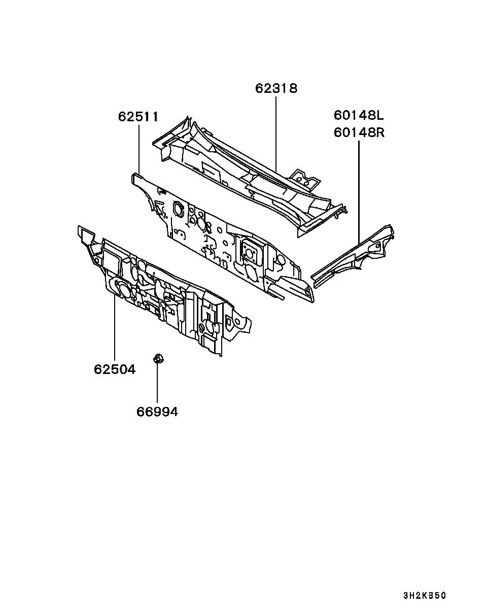 Схема «Front deck & Insulator»