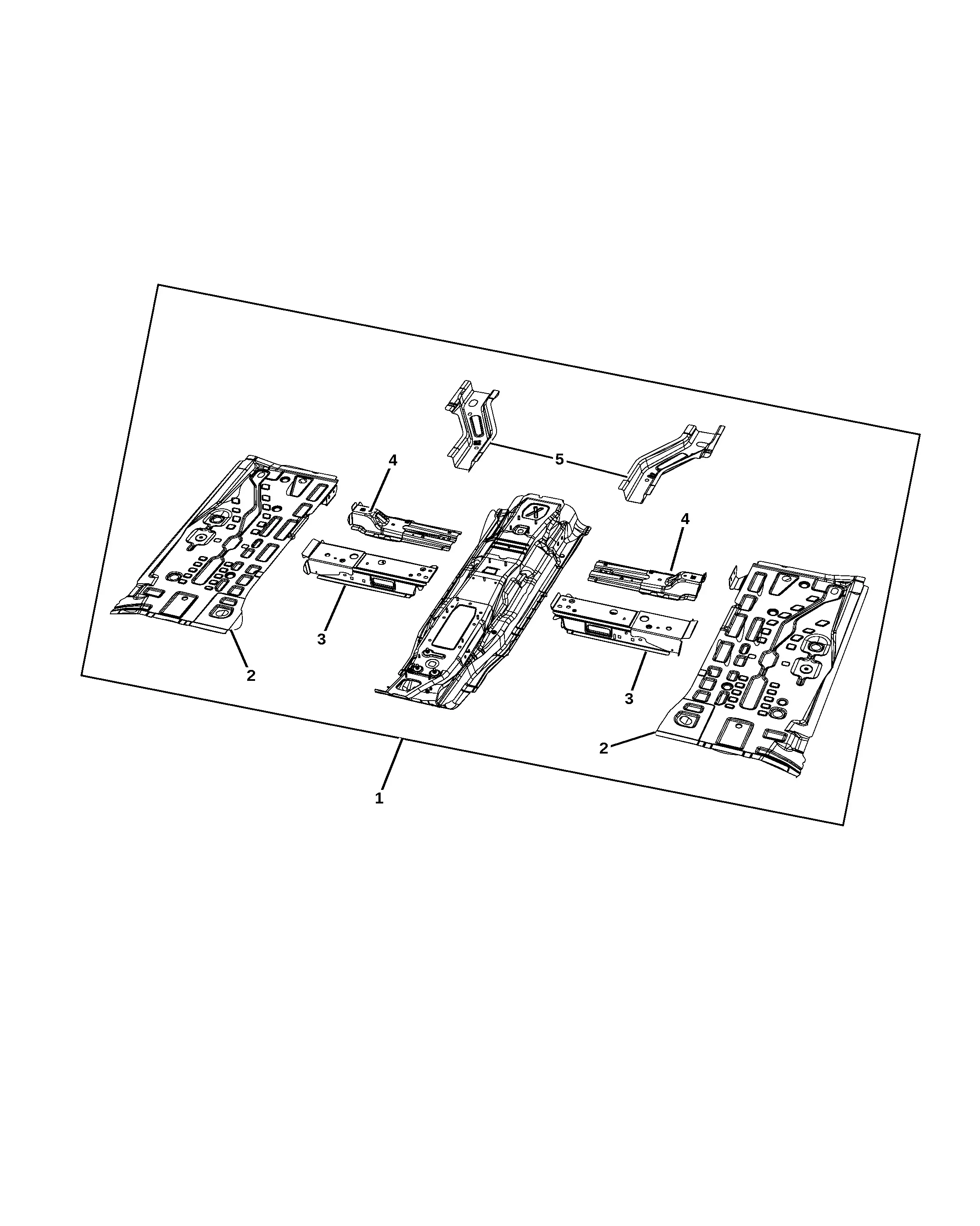 Floor pan diagram