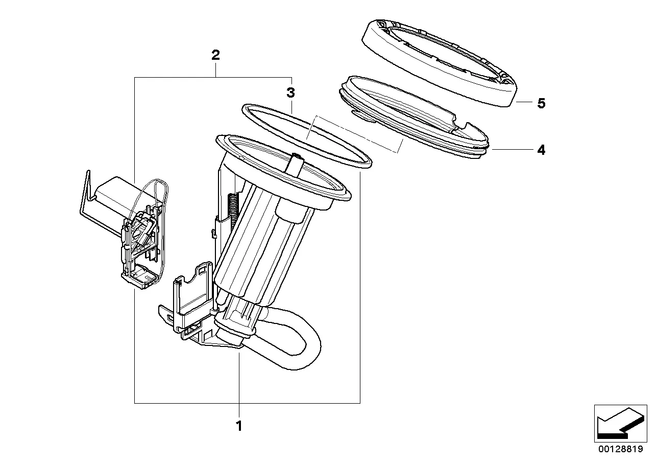 Fuel pump module diagram