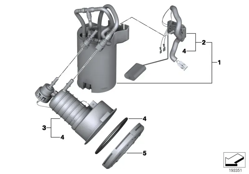 Fuel pump module diagram