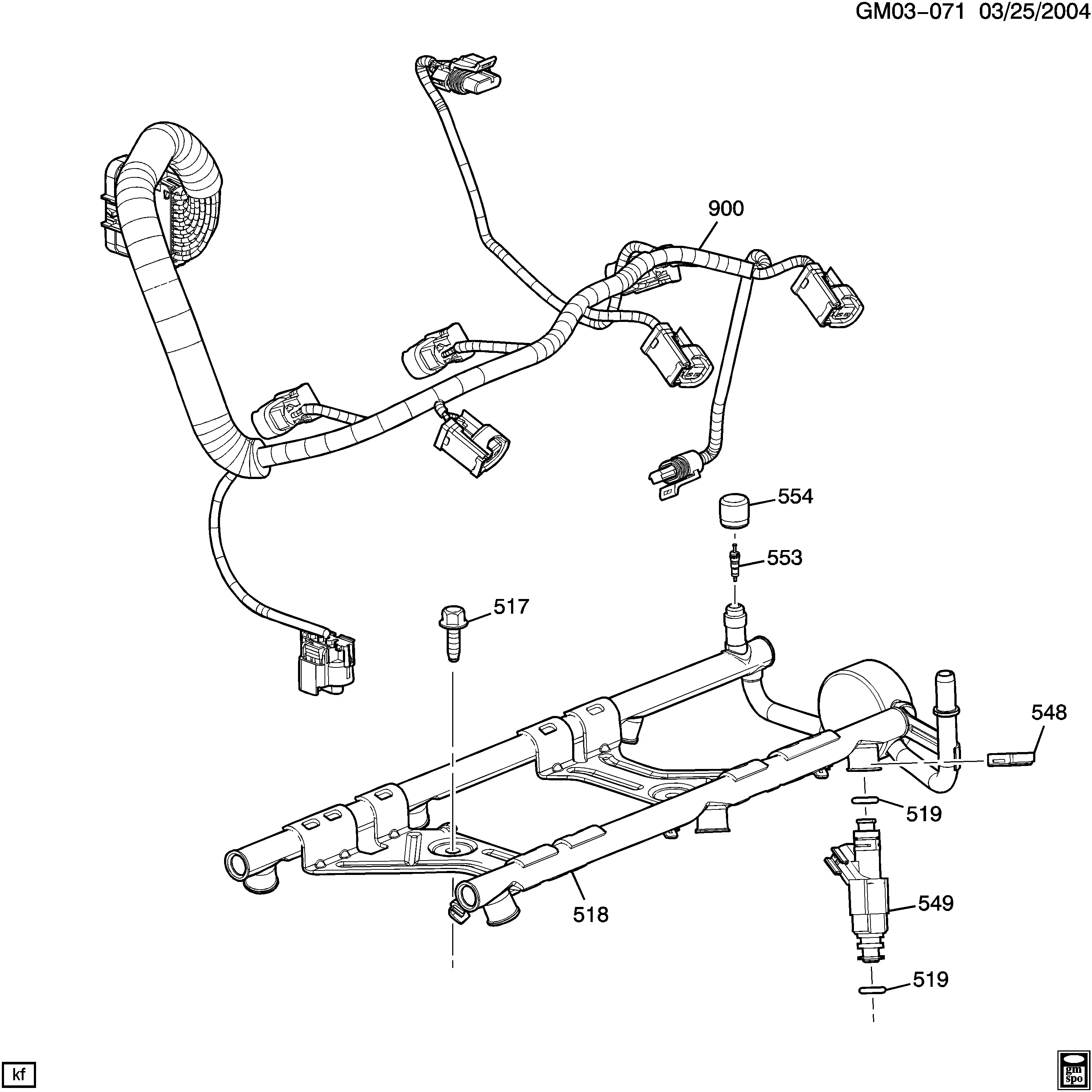 Fuel rail diagram