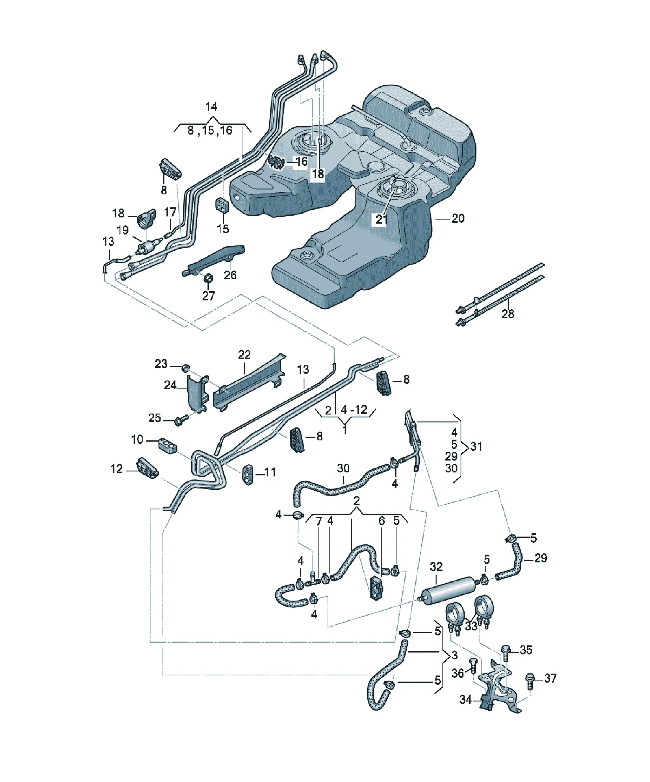 Fuel line diagram