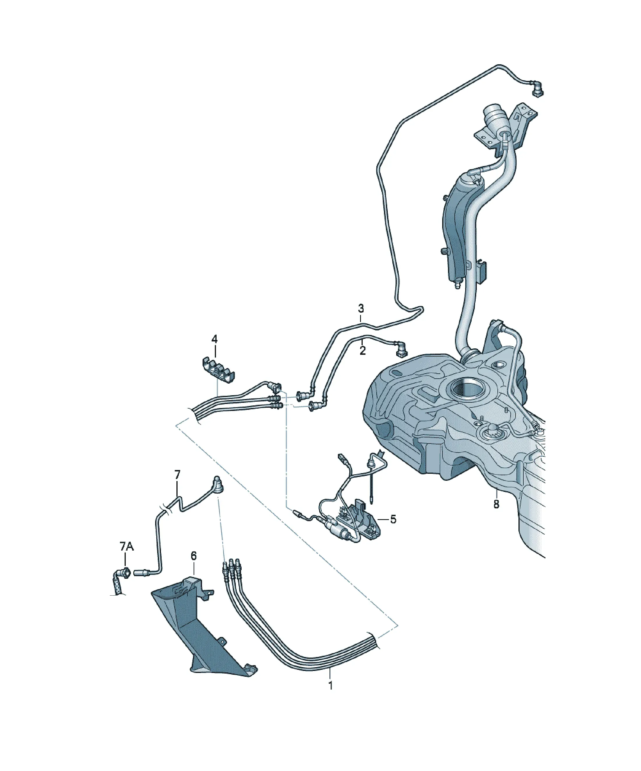 Fuel line diagram