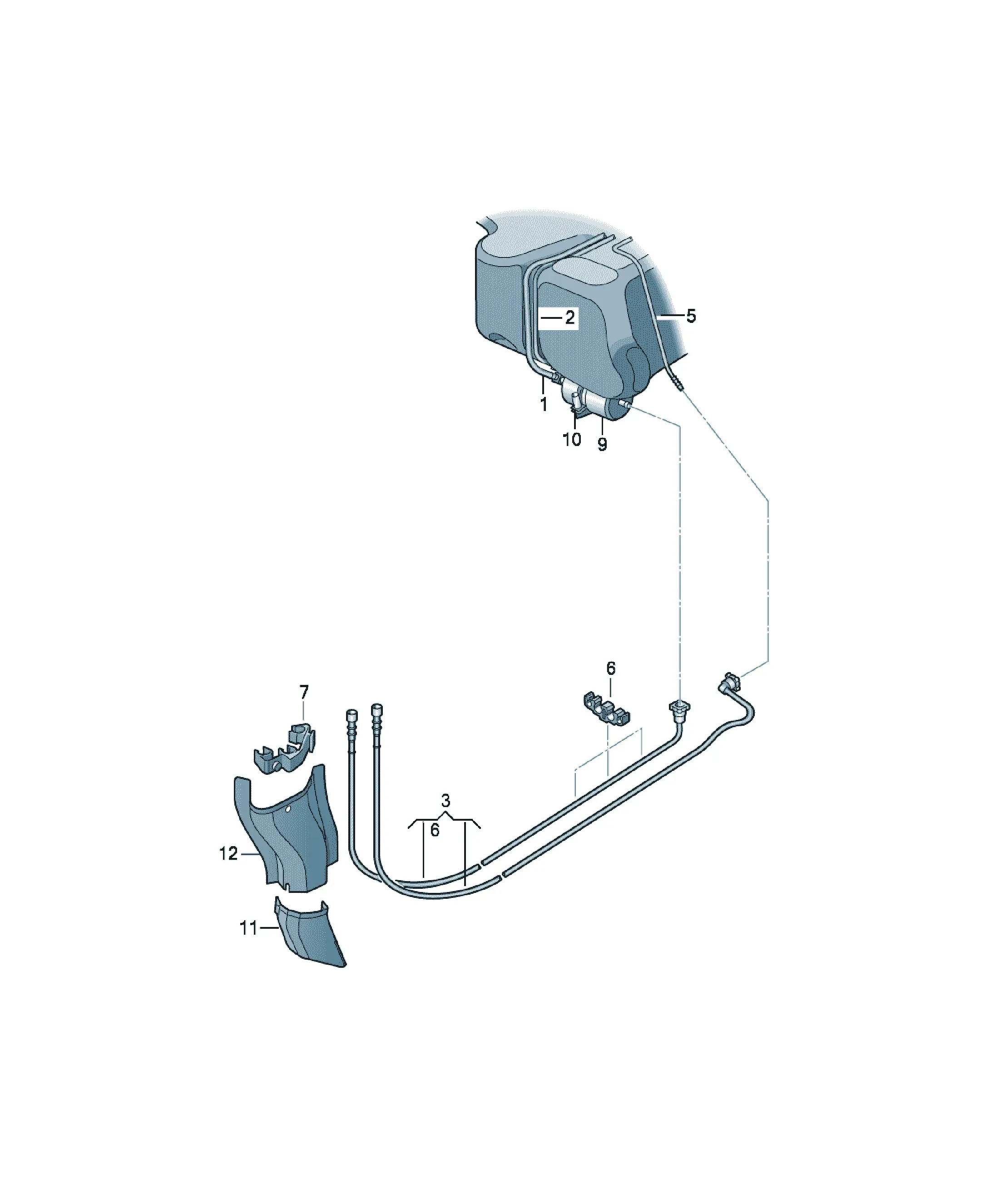Fuel line diagram