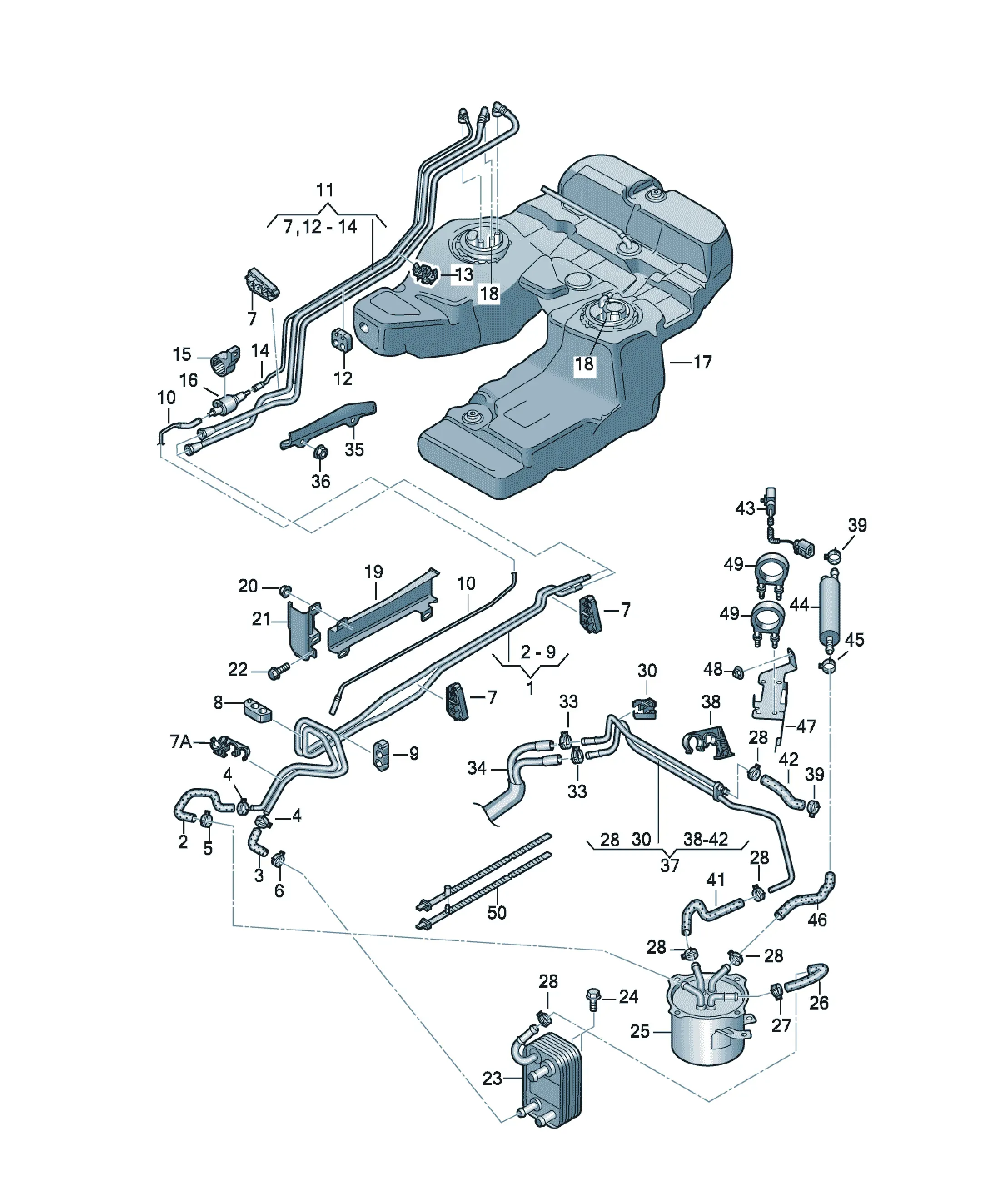 Fuel line diagram
