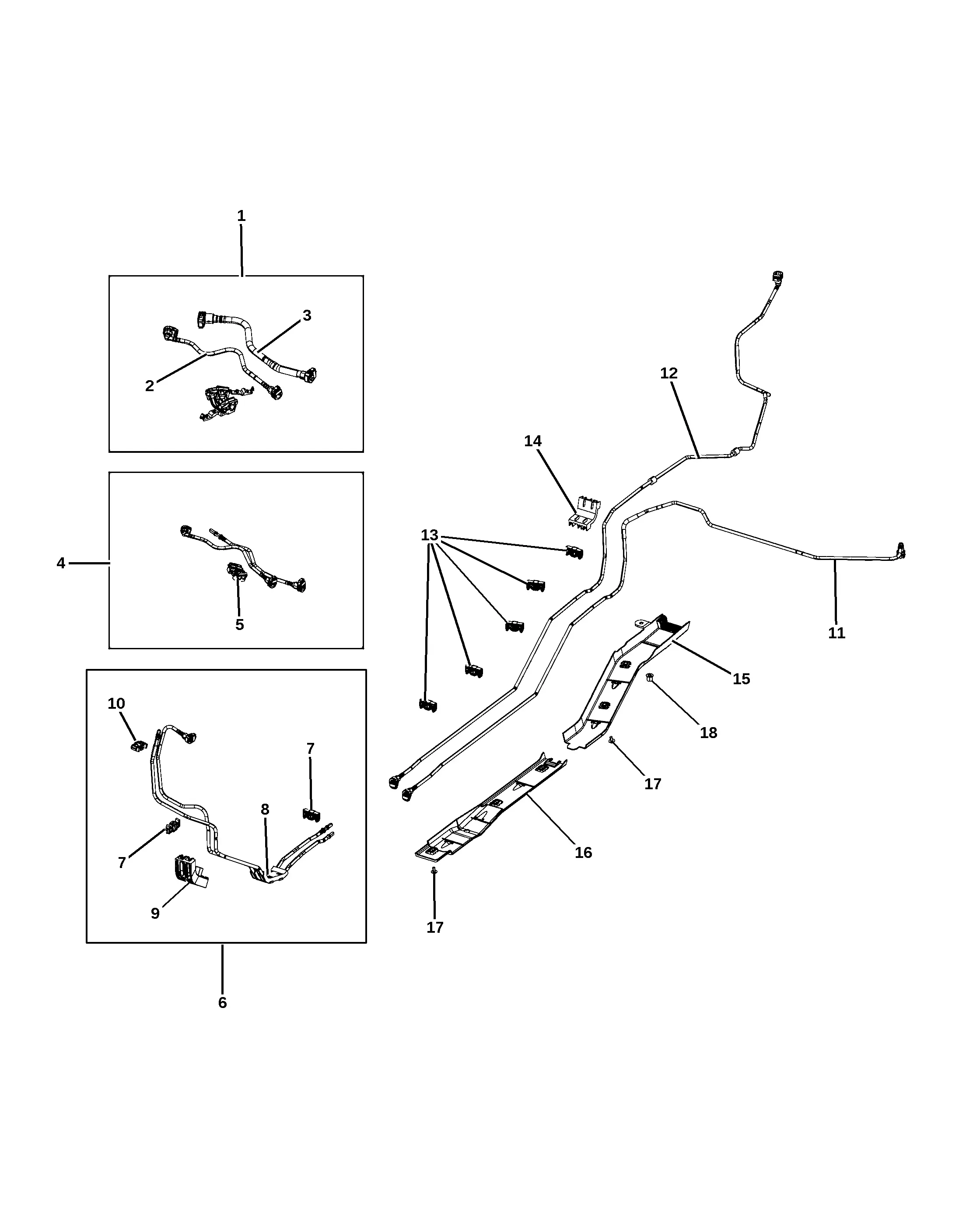 Fuel line diagram