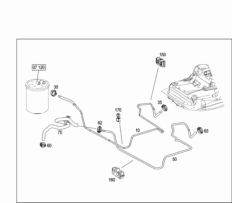 Fuel line diagram