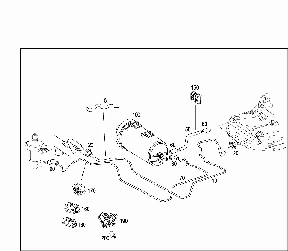Fuel line diagram
