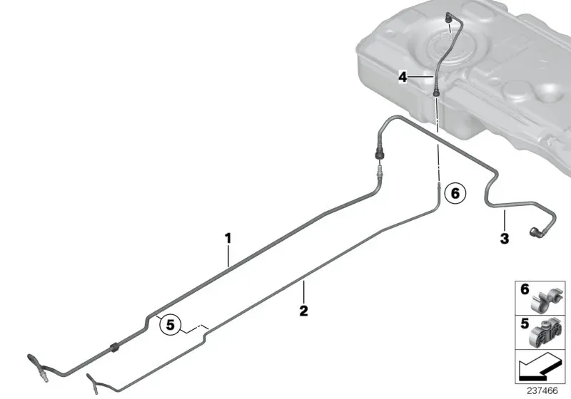 Fuel line diagram