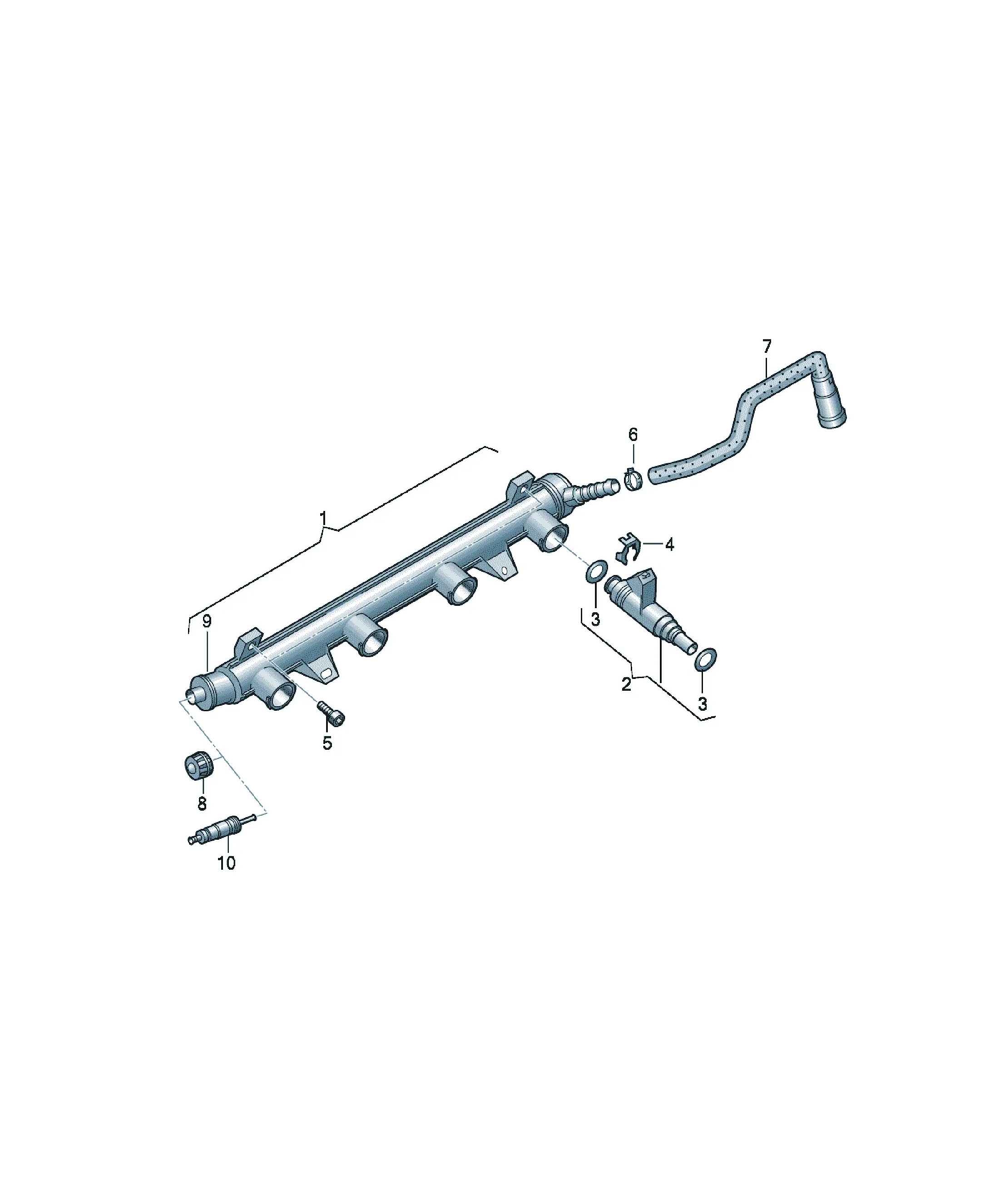 Fuel rail diagram