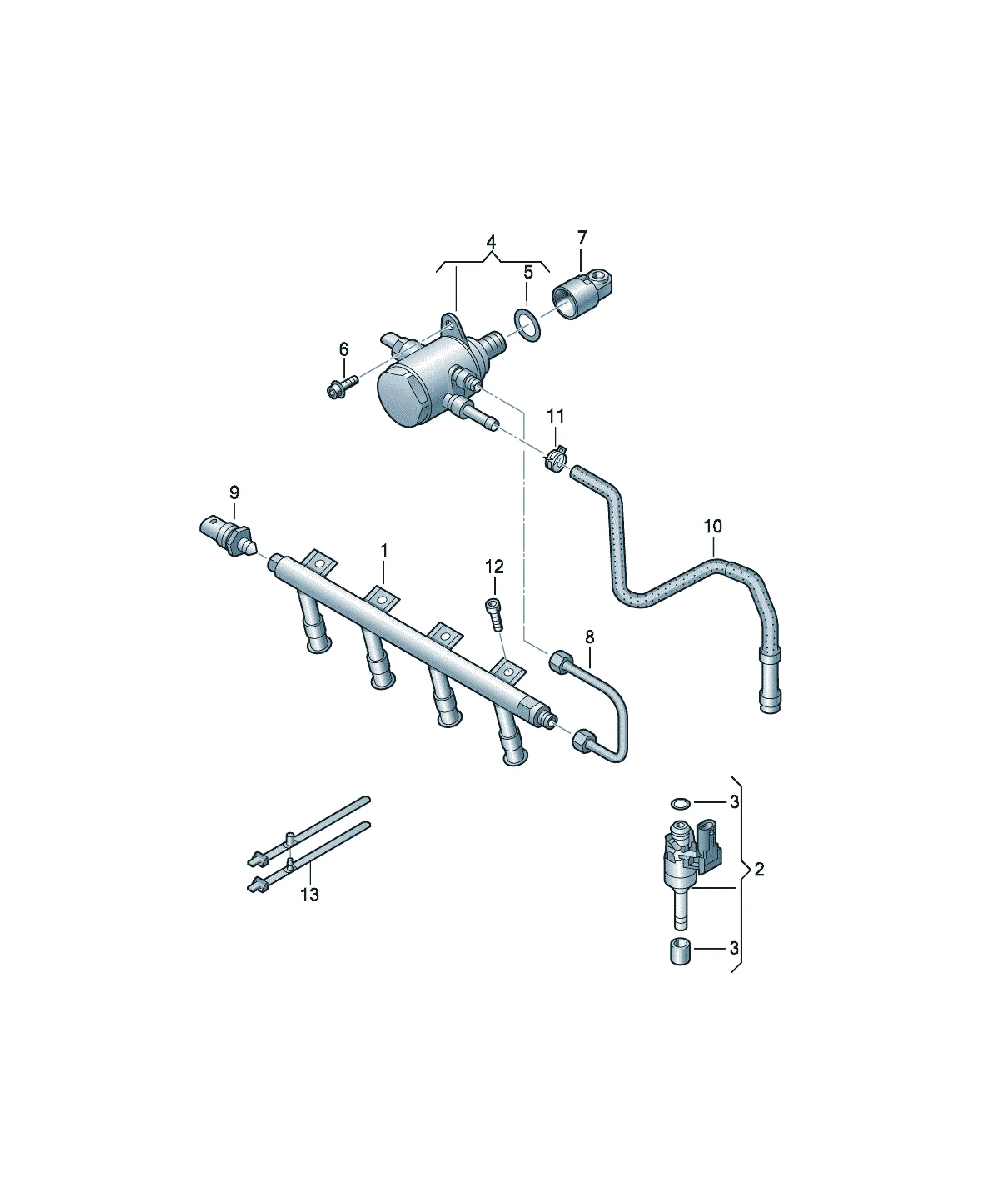 Fuel rail diagram
