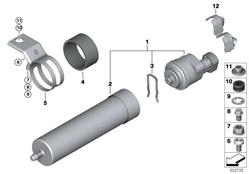 Fuel filter diagram
